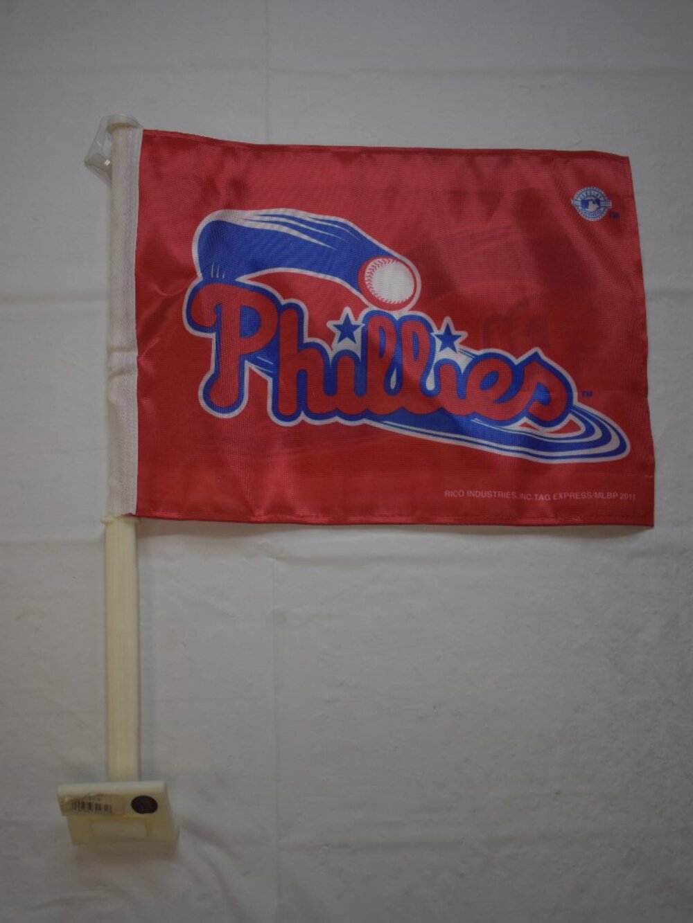 Rico Industries MLB Philadelphia Phillies Car Flag New (2011)